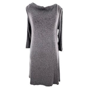 Wilde womens dress size S gray cowl neck 3/4 sleeve knit
